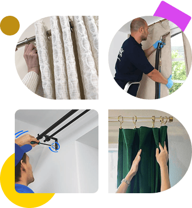 Curtain fixing near me