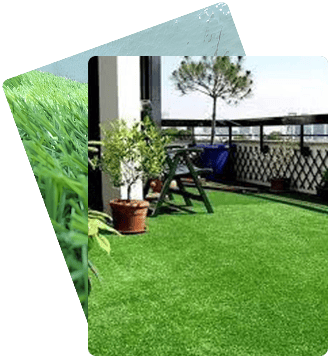 Artificial Grass For Balcony Lush Green View