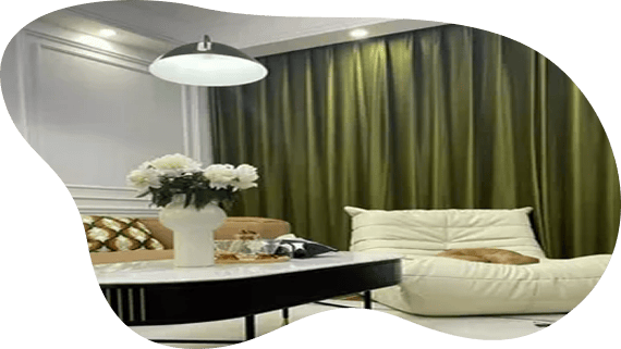 Custom Made Green Curtains Dubai