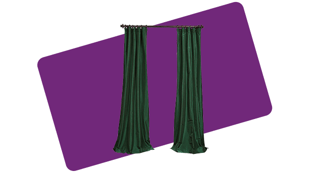 Custom-Made Green Curtains Dubai