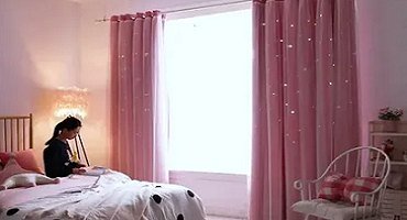 Refresh Pink Curtain in Dubai