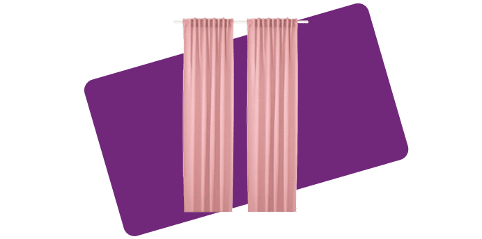 living room blackout curtains Dubai