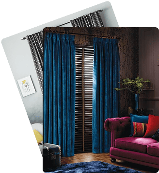 velvet curtain installation Dubai