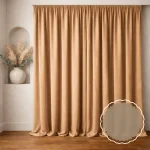 Beige Royal Curtains