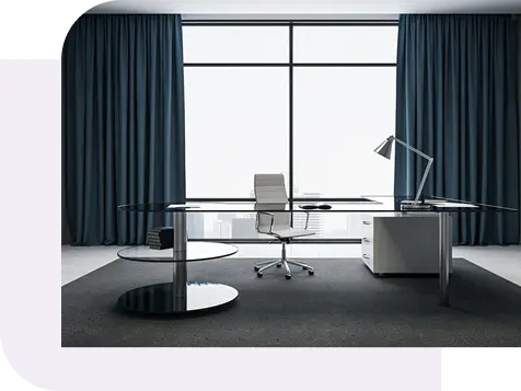 Commercial Office blackout Curtains