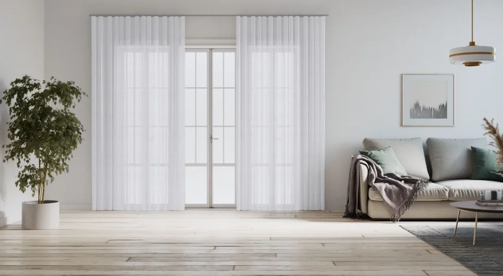 Odin Sheer Curtain Curtains with blinds