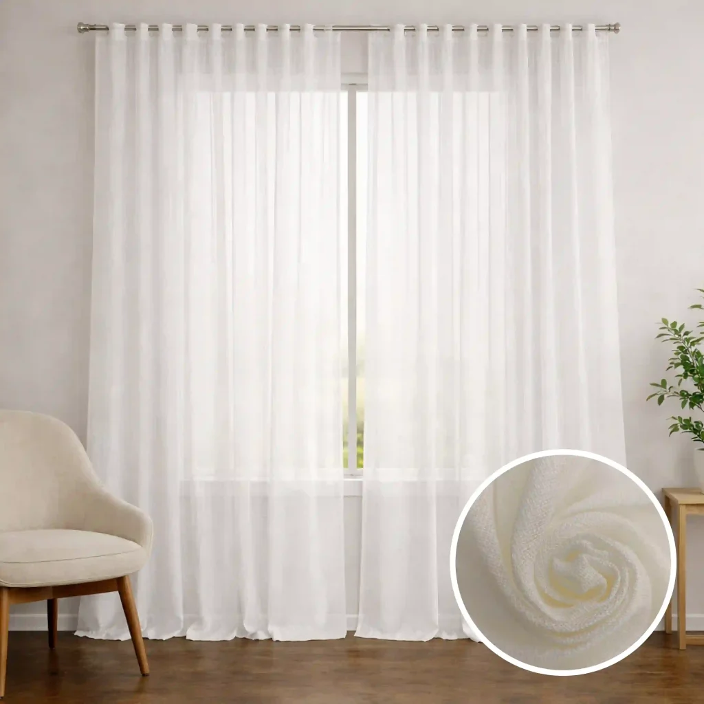 White Opulent Curtains