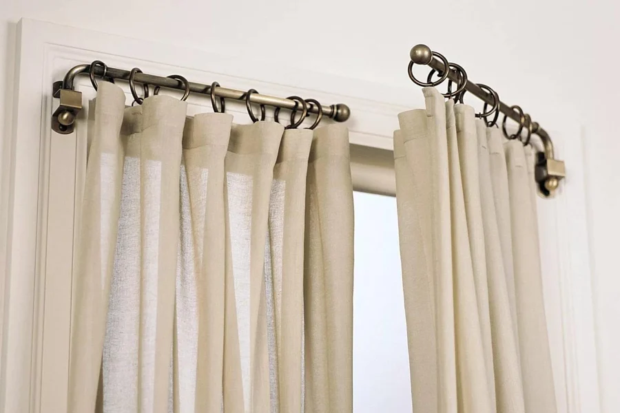 Curtains with Wire, Cable & Clip Systems