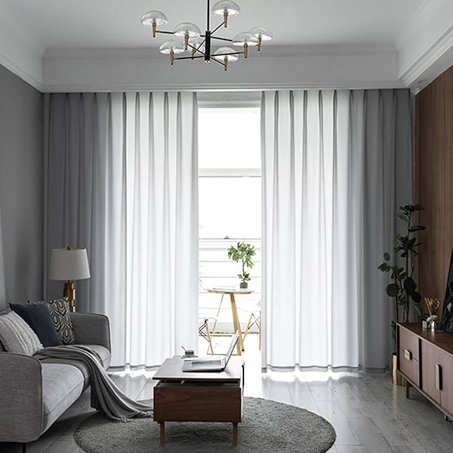 modern sheer curtain