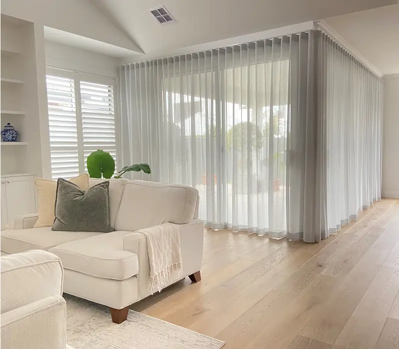 sheet curtain with sofa set