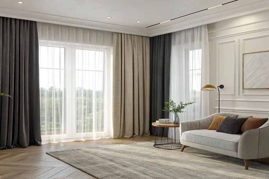 sliding glass door curtain