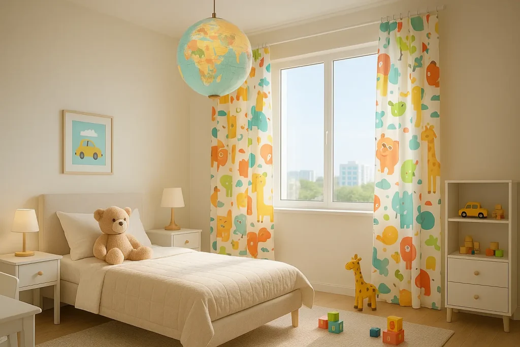 kids curtain in uae