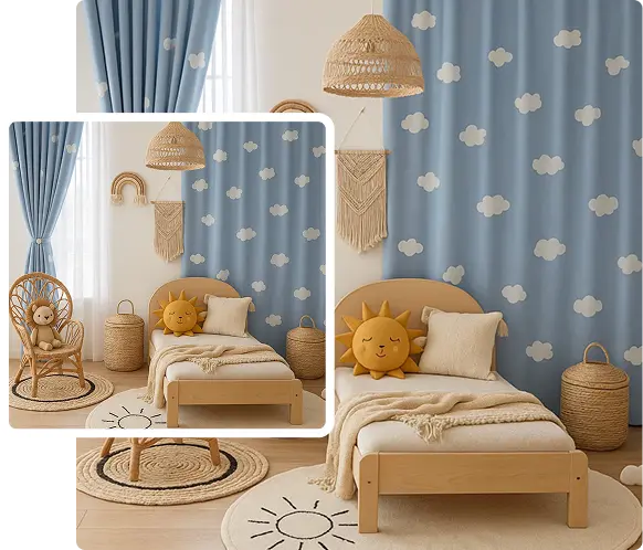 kids-room-curtains-idea-with-modern-interior-furniture