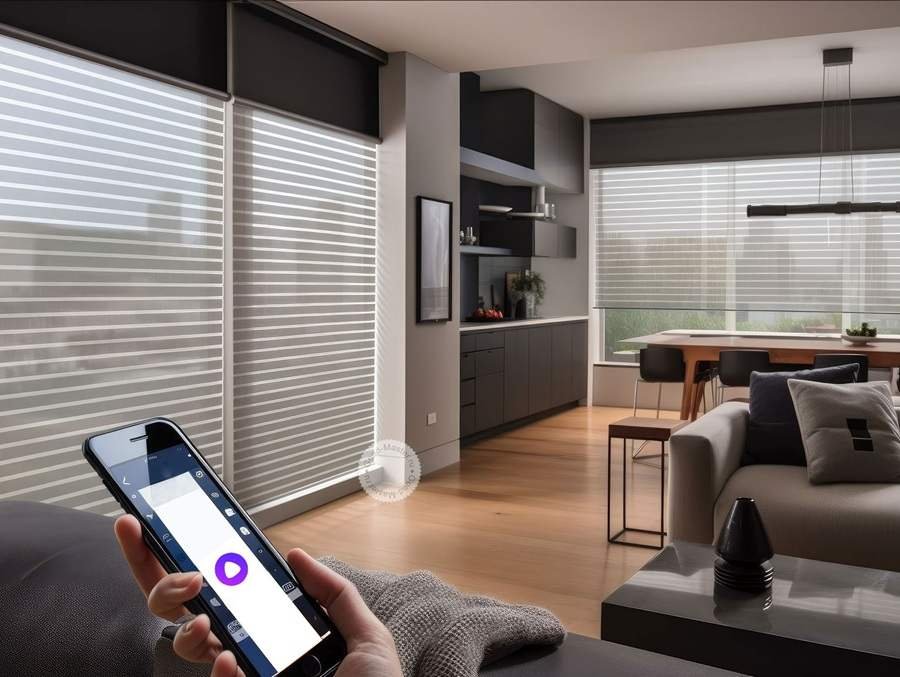Automatic window blinds