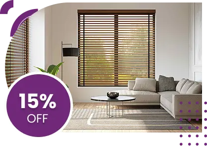 Custom Made Wooden Venetian Blinds