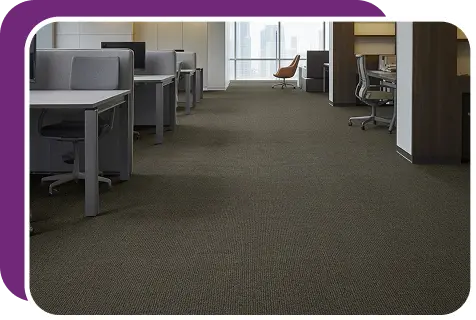Commercial carpet tiles