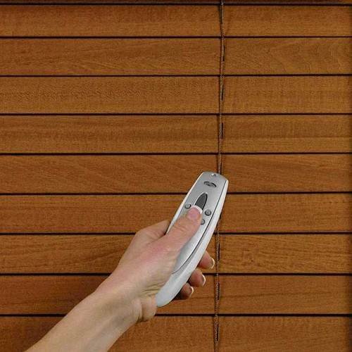 Motorized Wooden Shades