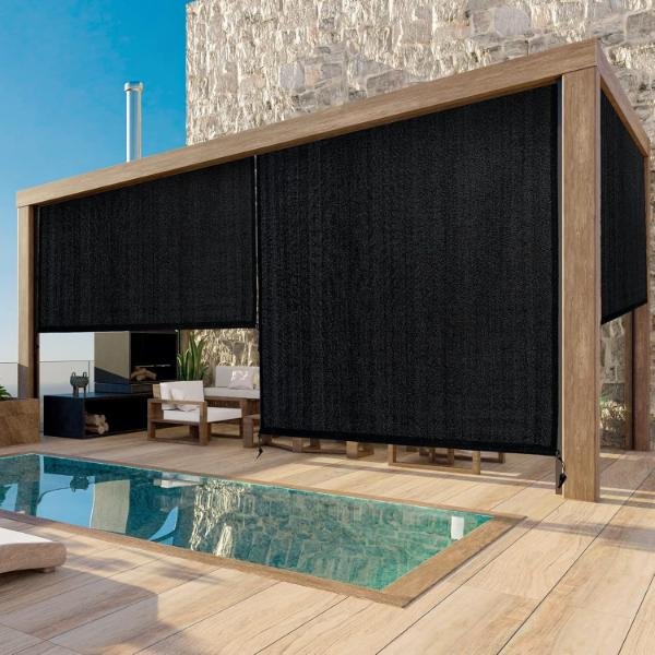 Outdoor Roller Shade - Sun Shade Privacy