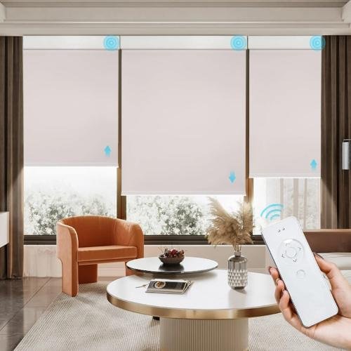 PURE Blackout Motorized Roller Blind