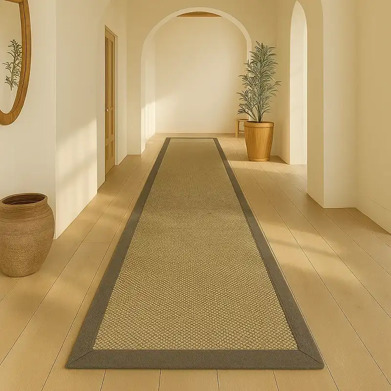 natural sisal or jute fiber runner