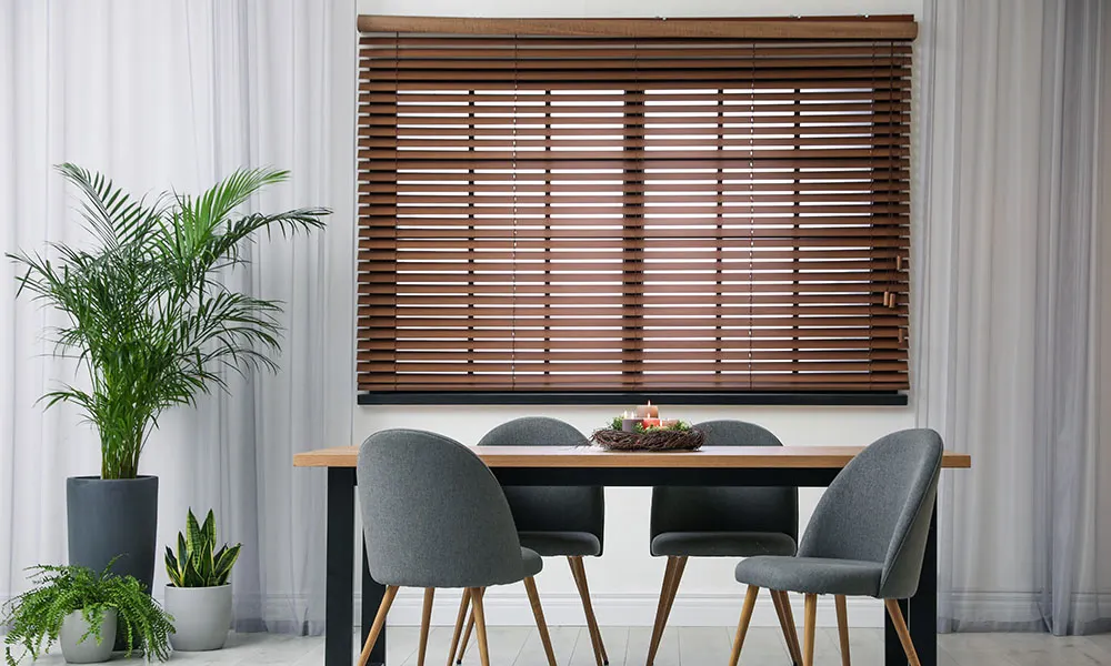 Wooden Venetian Blinds Dubai - UAE