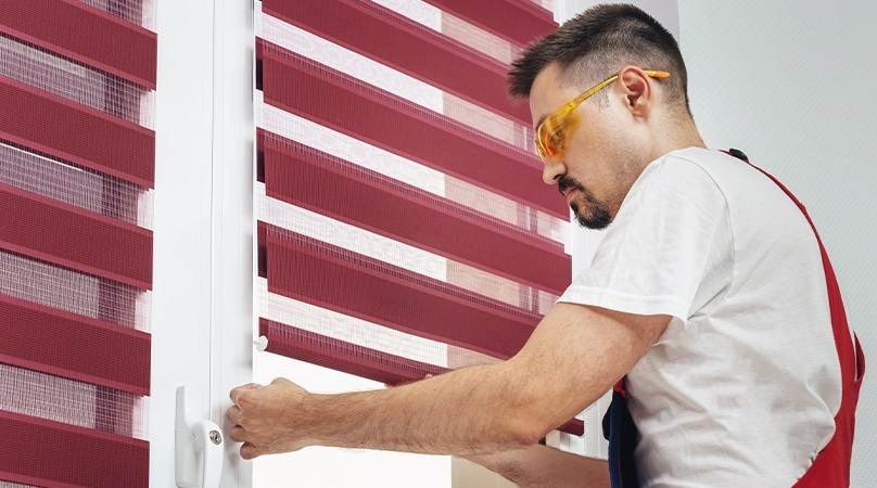 Zebra Blind Installation in dubai