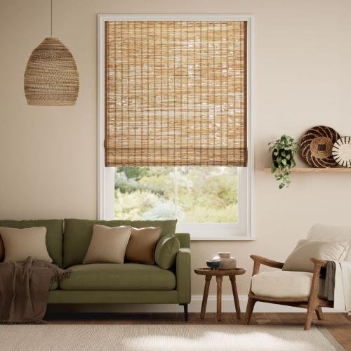 bamboo Roman Blind