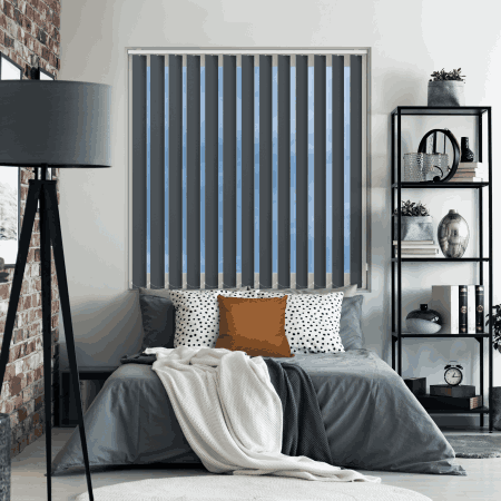 bedroom vertical blinds