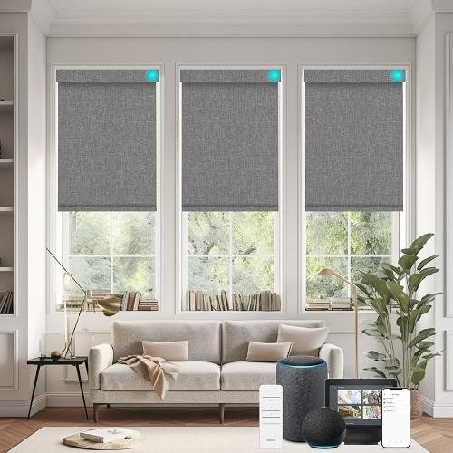 modern motorized blinds dubai