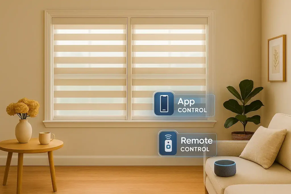 motorized zebra blinds