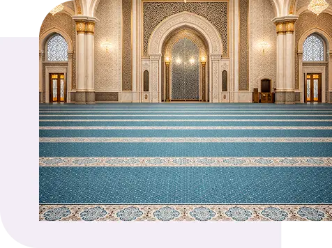 vast prayer hall carpet