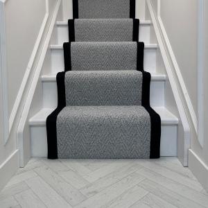 Grey stair carpets