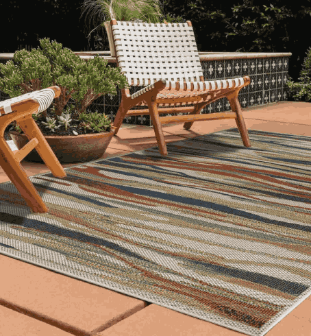Aurora Colourful Outdoor Rug