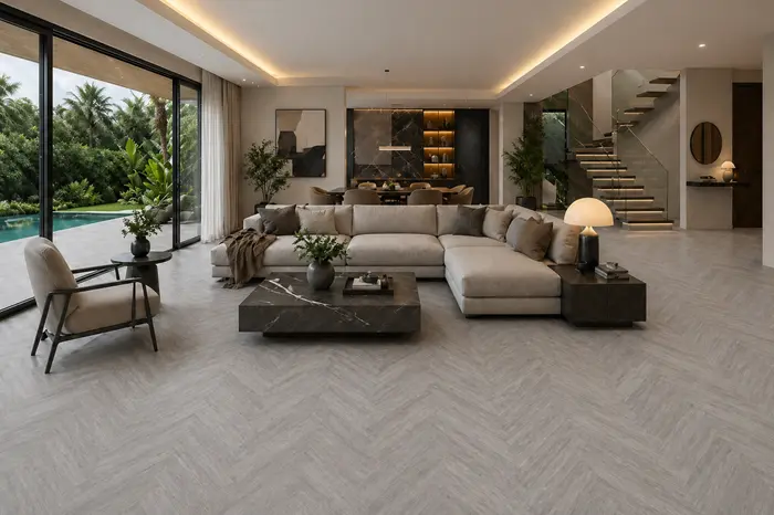 parquet flooring in dubai villa