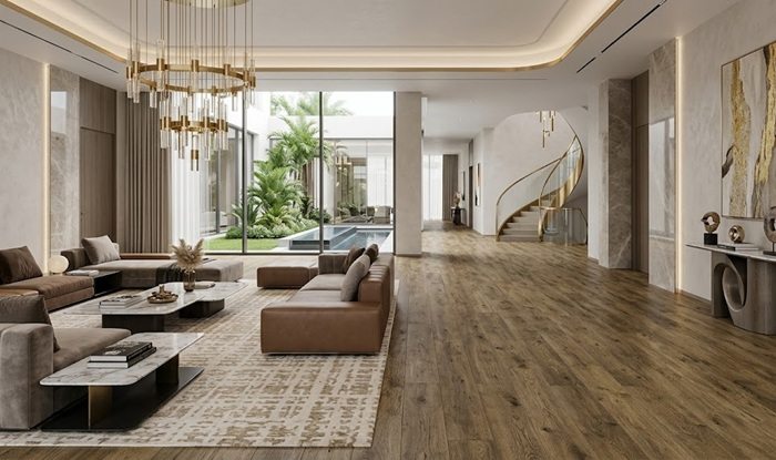 dubai villa lvt flooring