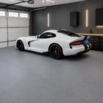 ( PVC Plain Mat - Grey )