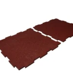 Rubber Tile Lock Red 20mm
