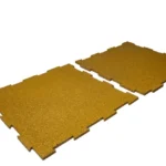 Rubber Tile Lock Yellow 20mm