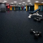 ( gym mat EPDM rubber blue black ) ZS