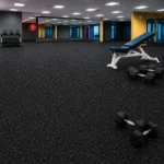 ( gym mat EPDM rubber white black ) ZS