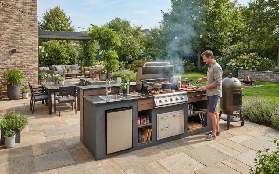 Add a Grill or BBQ Station