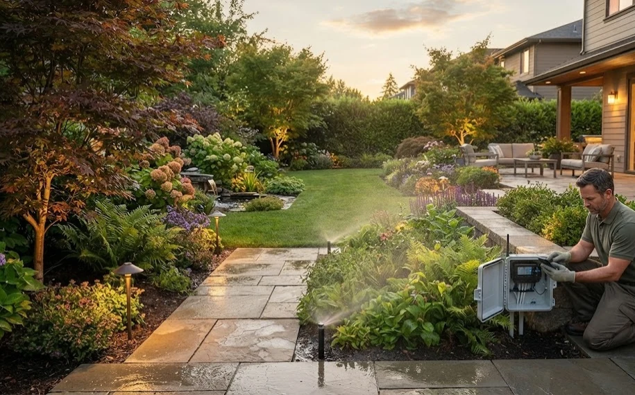 Install Smart Irrigation and Lighting