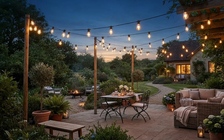 Layer Outdoor String Lights