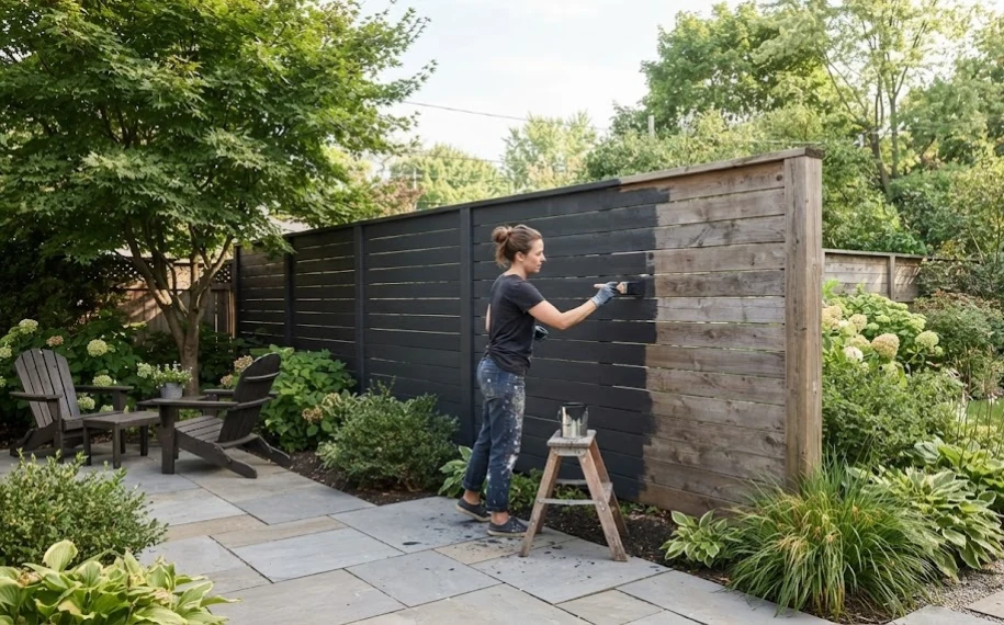 Paint the Fence Dark