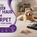 How to Remove Pet Hair From Carpet Easy 7 Step Guide